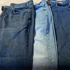 3 pair of 44x30 Tommy Bahama relaxed fit jeans